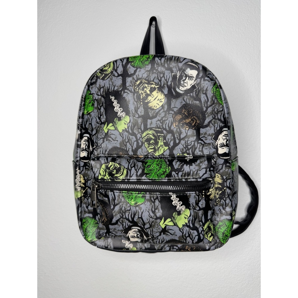 Universal Studios Bioworld Monsters Mini Backpack Frankenstein Dracula Wolfman
